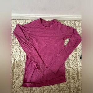 NWOT Pink Lululemon Long Sleeve Swiftly Tech
